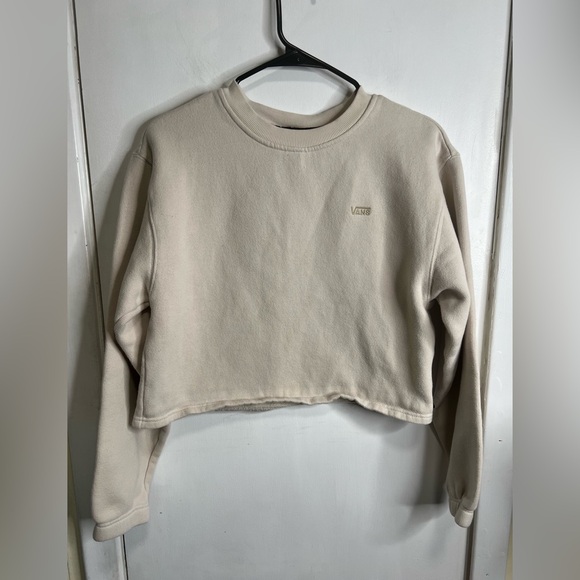 Vans Off The Wall Cream/Tan Pullover Sweatshirt - Picture 1 of 3